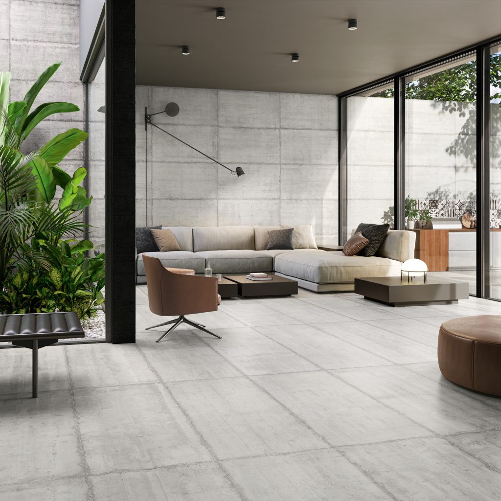 sol en pierre naturelle de beton